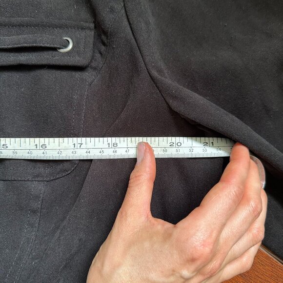 Vintage Suede Western Style Shirt Jacket Size 18W - Picture 6 of 7